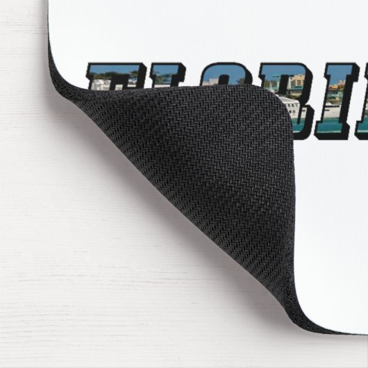 Florida State Map en Text Muismat (Hoek)