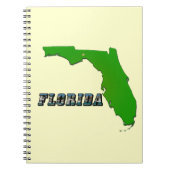 Florida State Map en Text Notitieboek (Voorkant)