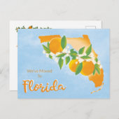 Florida State Moving New Address Faire-part (Devant / Derrière)