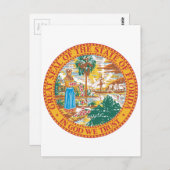 Florida State Seal Briefkaart (Voorkant / Achterkant)