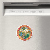 Florida State Seal Magneet (Insitu (Vaatwasser))