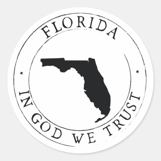Florida State Sticker Envelope Seal (Voorkant)