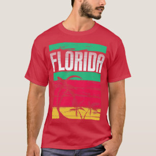 Florida State Summer Vacation Tropical FL Florida T-shirt