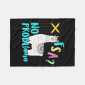 Florida State Test Day Llama voor studenten1 Fleece Deken (Voorkant (Horizontaal))