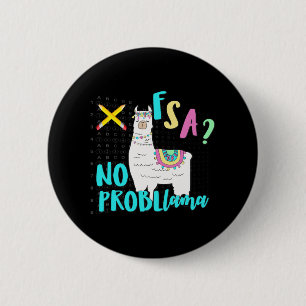Florida State Test Day Llama voor studenten Ronde Button 5,7 Cm