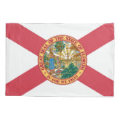 Florida State Vlag Print Patriottisch Kussensloop (Achterkant)