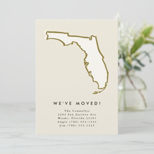 Florida State We hebben chique handgetekende verpl Aankondiging (Staand voorkant)
