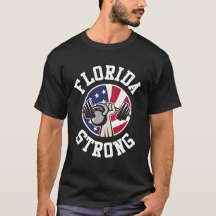 Florida Sterke Barbell Kettlebell en Amerikaanse F T-shirt