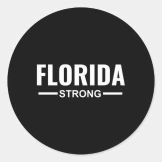 Florida Sterke Community Kracht Prayer Support Ronde Sticker