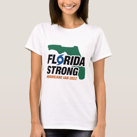 Florida Sterke orkaan Ian 2022 T-shirt (Voorkant)