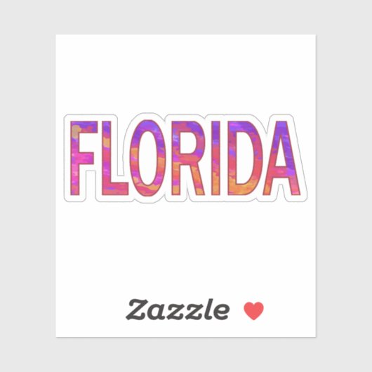 Florida Sticker (Vel)