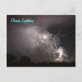 Florida Storm Lightning Briefkaart (Voorkant)