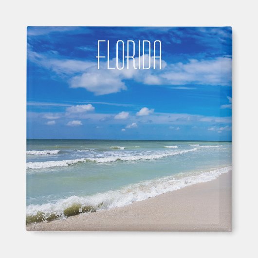 Florida strand fridge magnet magneet (Voorkant)