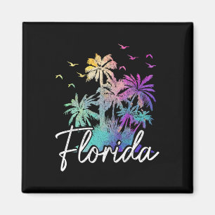Florida Strand Vintage Miami Tampa Palmboom Vakant Magneet
