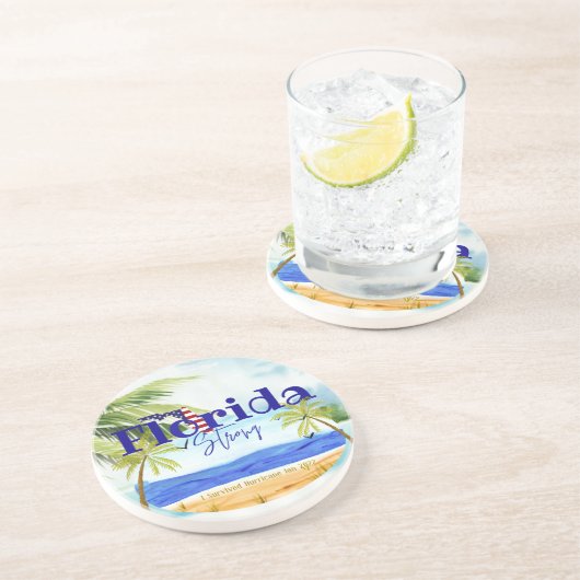 Florida Strong Zandsteen Onderzetter (Zijkant)