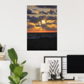 Florida Sunrise Poster (Thuiskantoor)
