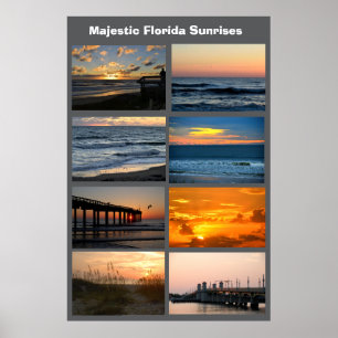 Florida Sunrises Print, Waarde Poster Papier (Matt