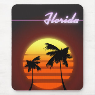 Florida Sunset 1984 poster Muismat