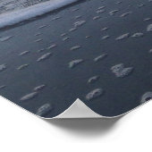 Florida Sunset Beach Ocean Photo Poster (Coin)