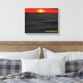 Florida Sunset Canvas Afdruk (Insitu (Slaapkamer))