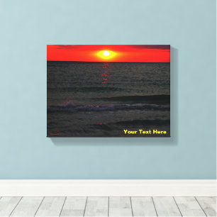 Florida Sunset Canvas Afdruk