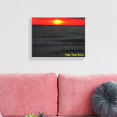 Florida Sunset Canvas Afdruk (Insitu (Woonkamer))