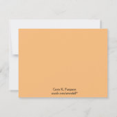 FLORIDA SUNSET GREETING CARTE (Dos)