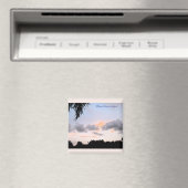 Florida Sunset in August Square magnet Magneet (Insitu (Vaatwasser))