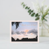 Florida Sunset in augustus Briefkaart (Staand voorkant)