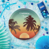 Florida Sunset Papieren Bordje (Feest)