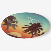 Florida Sunset Papieren Bordje (Gekanteld)