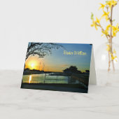 Florida Sunset Pastor appreciatie Kaart (Gele Bloem)