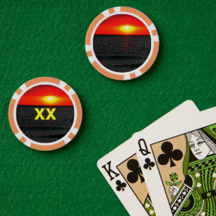 Florida Sunset Poker Chips