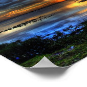 Florida Sunset Poster (Hoek)