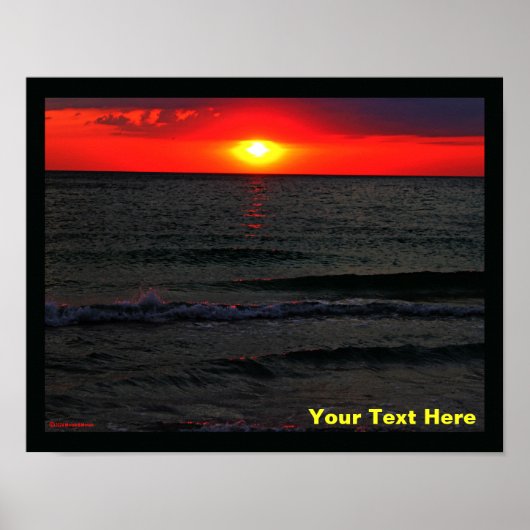 Florida Sunset Poster (Voorkant)