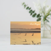 Florida Sunset Reflection Briefkaart (Staand voorkant)