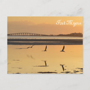 Florida Sunset Reflection Briefkaart