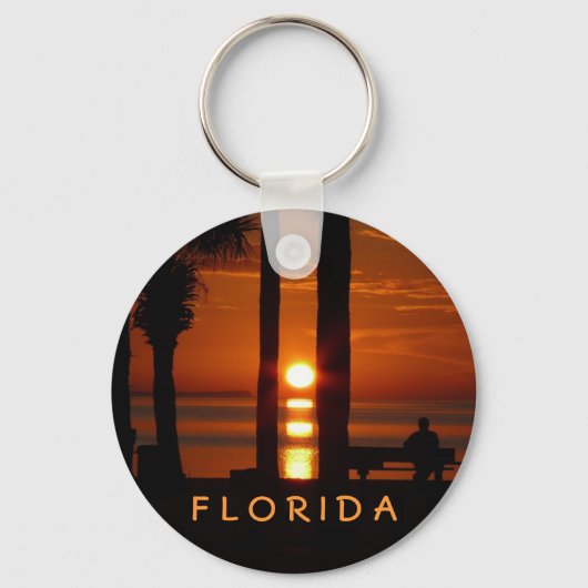 Florida Sunset Sleutelhanger (Voorkant)