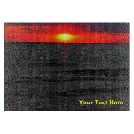 Florida Sunset Snijplank (Voorkant)