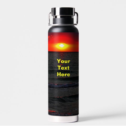 Florida Sunset Waterfles (Achterkant)