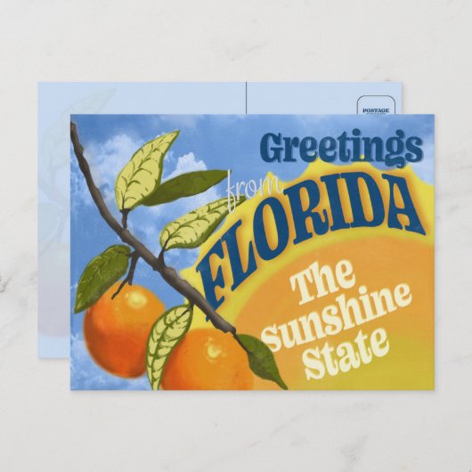Florida Sunshine Briefkaart (Voorkant / Achterkant)