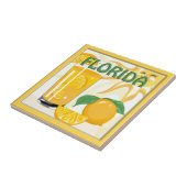 Florida Sunshine Sinaasappels Home Decor Tile Tegeltje (Zijkant)