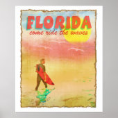 Florida Surfer Poster (Voorkant)