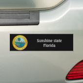 Florida-teken Bumpersticker (Op auto)