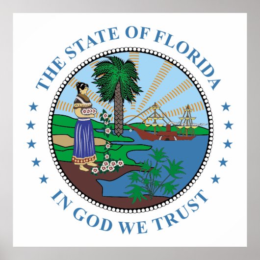 Florida-teken Poster (Voorkant)
