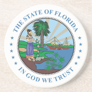 Florida-teken Zandsteen Onderzetter