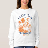 Florida The Sunshine State – Beach & Palm Design Trui (Voorkant)
