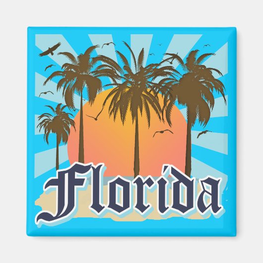 Florida The Sunshine State USA Magneet (Voorkant)