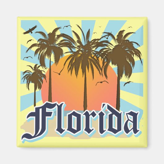 Florida The Sunshine State USA Magneet (Voorkant)