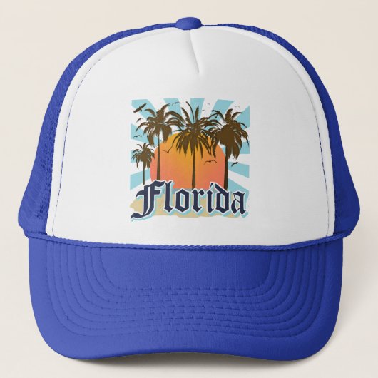 Florida The Sunshine State USA Trucker Pet (Voorkant)